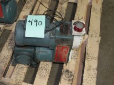 Reeves Variable Speed Drive, 1/2 HP Reliance Duty Master Electric Motor, 1725 RPM, 230/460Volt,