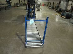 Roller conveyor, 2 feet wide and 10 ft long on adjustable legs. Free removal and loading. Optional