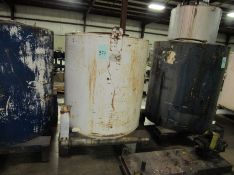 Clawson Approx. 345 Gallon Steel Totes - forkliftable and stackable with 2