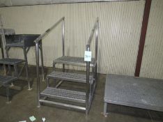 Aluminum Step Platform - Removal and loading charges are included -Optional Palletizing Fee $55.00