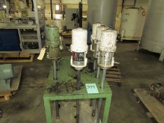 One Lot Six Graco Quiet Fire-Ball air operated drum pumps with different rations - all operational