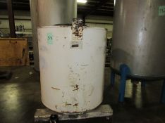 Clawson Approx. 345 Gallon Steel Totes - forkliftable and stackable with 2