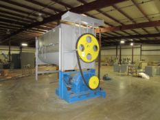 240 Cubic Feet Ribbon/Paddle blender with Stainless Steel lined barrel, 30HP Motor,, Foote Bros.