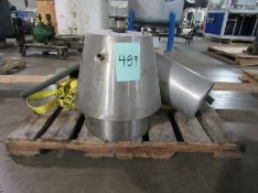 Stainless Steel Jacketed Hoppe. Approx. 20 Gallon. Removal and loading free; optional palletizing $