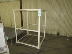 Steel Cart - angle iron open on one side - on casters - Removal and loading charges are included -