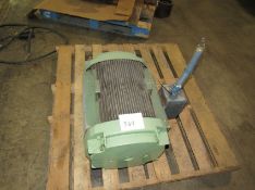 50-HP GE Energy Saver High Speed Electric Motor Model #5KS324AL1158, 230/460 Volts, 108.8/54.4 Amps,