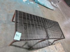 Steel Work Platform, 4ft x 6 ft with one step. Free removal and lading -Optional Palletizing Fee $