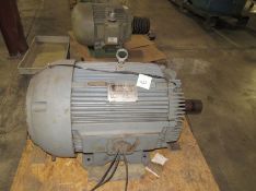 100-HP Siemen Electric Motor, 230 Volts, Frame 444T, 1185 RPM, 3