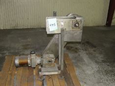 Canner Machinery Conveyor Head with manual speed control, Motor was rewired from 575V to 240V;