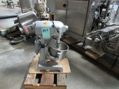 20-Liter Mix Bowl, Stainless Steel, Model: M20-A Mixer, Date of Manufacture 2008, Input rating 1.1