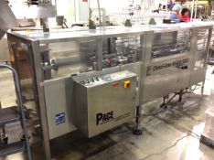 Pace M400 Bottle Unscrambler with 75 Cubic Foot Hopper Serial: 1428 Last used for PET water bottles,