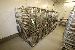 Portable S/S Double Pan Racks, Aprox. 36