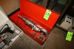 Rigid Threader, Model 700, S/N EE18819, 118 V with Case