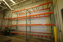 22-Sections of Pallet Racking with (62) Sets of 8 ft. Crossbraces and (31) 144