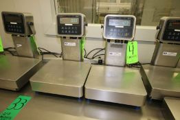 Avery Weigh-Tronix Digital Scales, Model ZQ375, S/N 144550662 and S/N 144550732 with 13-1/2