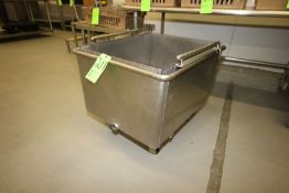 Portable Totes - (2) with Removable Draining Attachment - Dimensions Aprox. 29