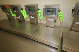 Weigh-Tronix Digital Scales, Model QC-3265, S/N 027268 and S/SN 041035 with 13-1/2