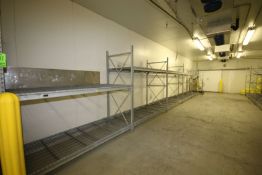 11-Sections 2-High Steel Pallet Racking with 8 ft. H Uprights x 8 ft. L Crossbraces x 42