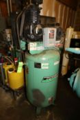 SpeedAire Vertical Air Compressor, Model 1WD53, S/N V15013278, Max Pump Speed 750