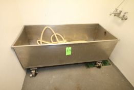 Portable S/S Trough - Overall Dimensions Aprox. 61
