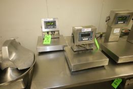 Weigh-Tronix Digital Scales, Model QC-3265, S/N 019046 and S/N 041714 with 13-1/2