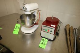 Kitchen Aid 7 Qt. Mixer with 1.3 hp Motor and Robot Coupe R2 Ultra 3 Qt. Mixer Body