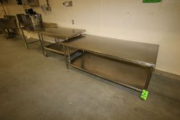 Assorted S/S Tables - Aprox. 72