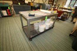 Lab Table on Wheels, Overall Dims.: 59-1/2
