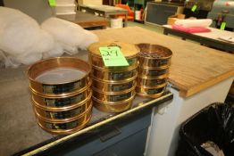SoilTest S/S Sifting Screens, with Brass Frames, 1.18mm-37.50mm Aperture, 8