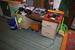 Shop Desks, with Drawers and Chairs