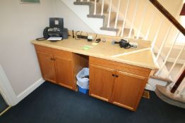 4-Pcs. Lot, Including 2-Counter Tops with Bottom Cupboards, 1-Desk Unit, 1-Narrow Desk Unit