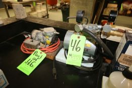 Gast Vacuum/Air Compressor Systems, M/N ROA -P131-AA and MOA-P122-AA, S/N 029, 115 Volts