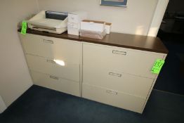 Horizontal Filing Cabinets, with 3-Drawers