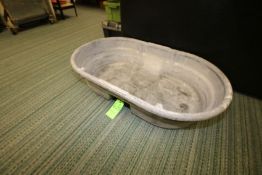 Rubbermaid 50 Gal. Tub, Overall Dims.: 52