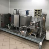 Mark 150 Litre / 39 Gal. S/S Ice Cream Pilot Mix Plant includes Homogenizer; (2) S/S Mix Tanks