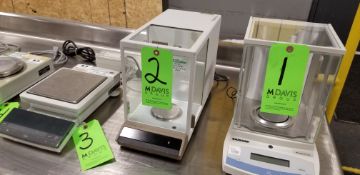 Mettler Analytical Balance Scale, Model AE 163, S/N SV02698 with 3