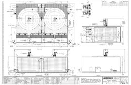 2010 NEW GEA Aerofreeze US Double Barrel Spiral Freezer, Model 5220-2x26-156, S/N NA, 17,250 LBS/HR,