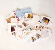 Small quantity of loose stamps in a clear grip seal bag