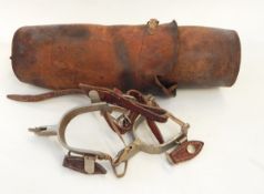 Quantity of leather gaiters, etc.