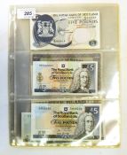 Seven Royal Bank of Scotland banknotes comprising one £5 note, (15 July 1970 signed J M Burke),