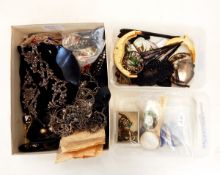 An enamelled buckle of Chinese design (af) and another, various pieces of tortoiseshell,