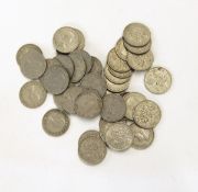 Quantity of Great Britain copper and silver coinage