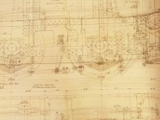 Quantity of technical drawings including The Four Cylinder Six Couple Express Locomotive Lord