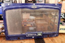 Radiator grille from the front of a double decker Bristol RE bus,