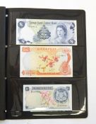 Seychelles 5 rupees banknote 1954-60 and a Jamaican 5s banknote (1 March 1953), both unc.