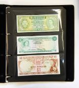 Album and contents of mixed foreign notes (3)