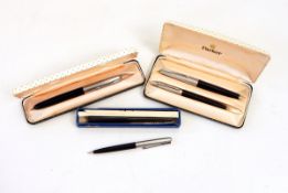 Waterman's fountain pen in black plastic case, in original box,