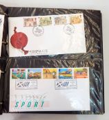 Quantity of albums GB first day covers including Pope John Paul II (1 box)