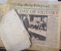 Selection of newspapers and others.