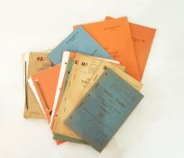 Collection of pilot's notes on various British wartime aircrafts,